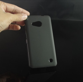Силиконов гръб ТПУ мат за Microsoft Lumia 550 черен